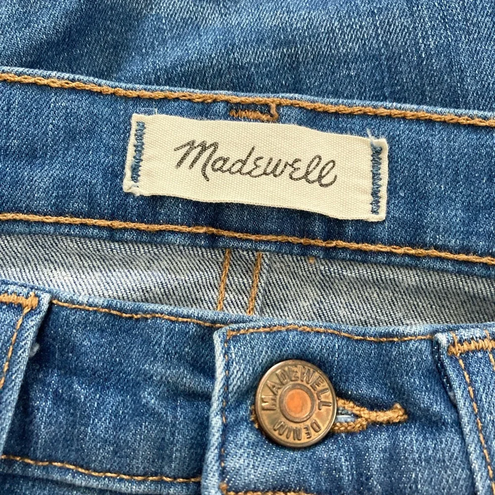 Madewell women’s slim straight denim jeans, size 26 - Picture 4 of 11